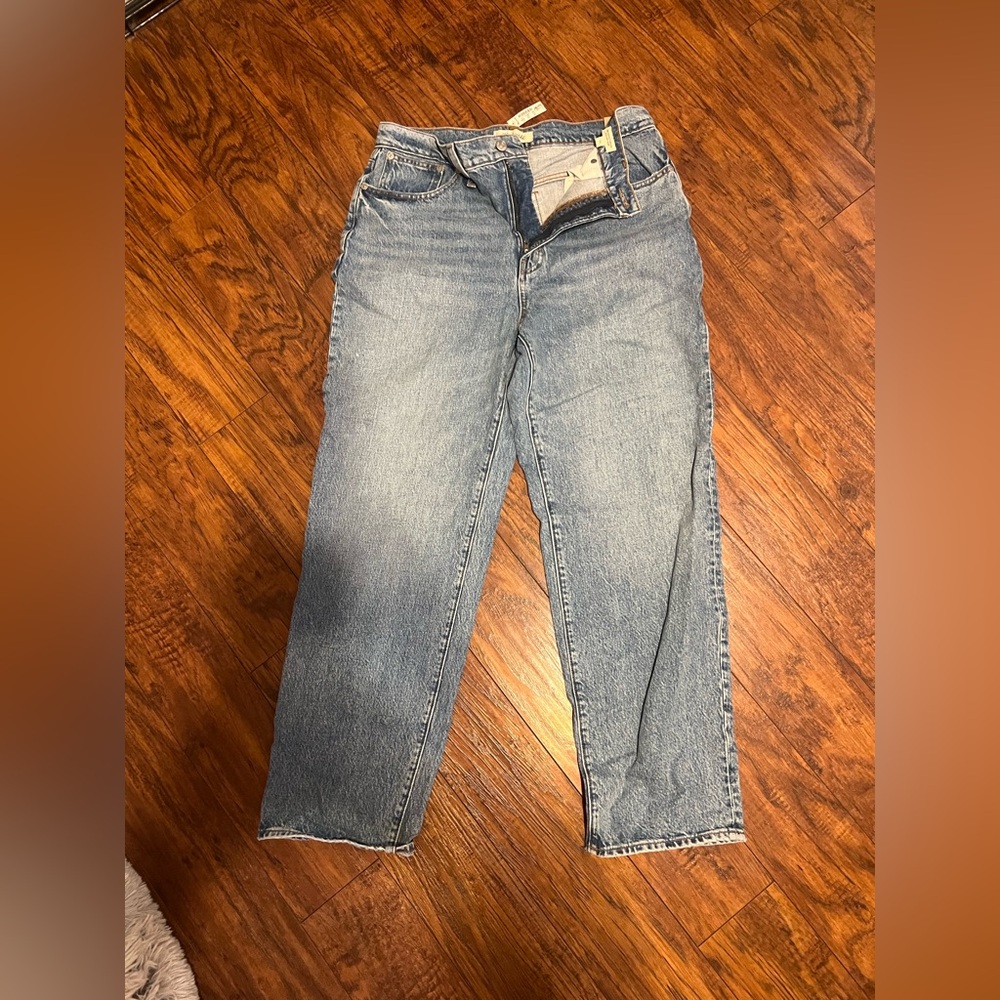 Madewell Blue Vintage Straight Jeans